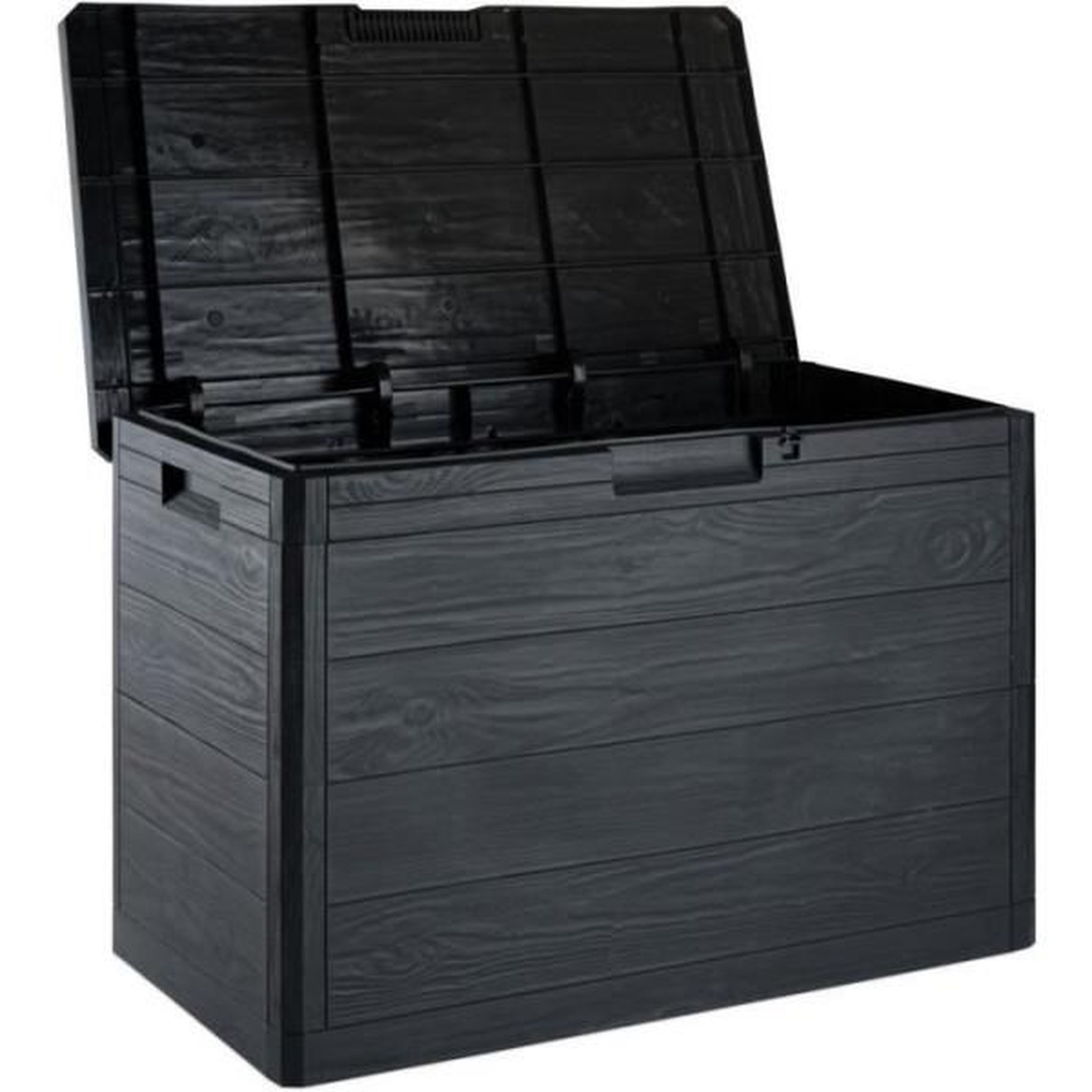 Voir la diapositive 1 : Toomax Coffre de jardin KETER STORER PLUS XL - Résine - Capacité 1270L - Noir et gris