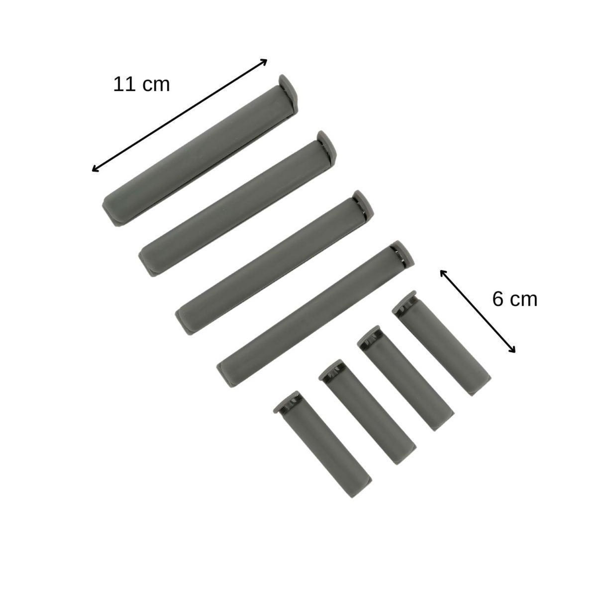 Fackelmann Lot de 2 x 8 clips fermeture de sachet Fackelmann Tecno
