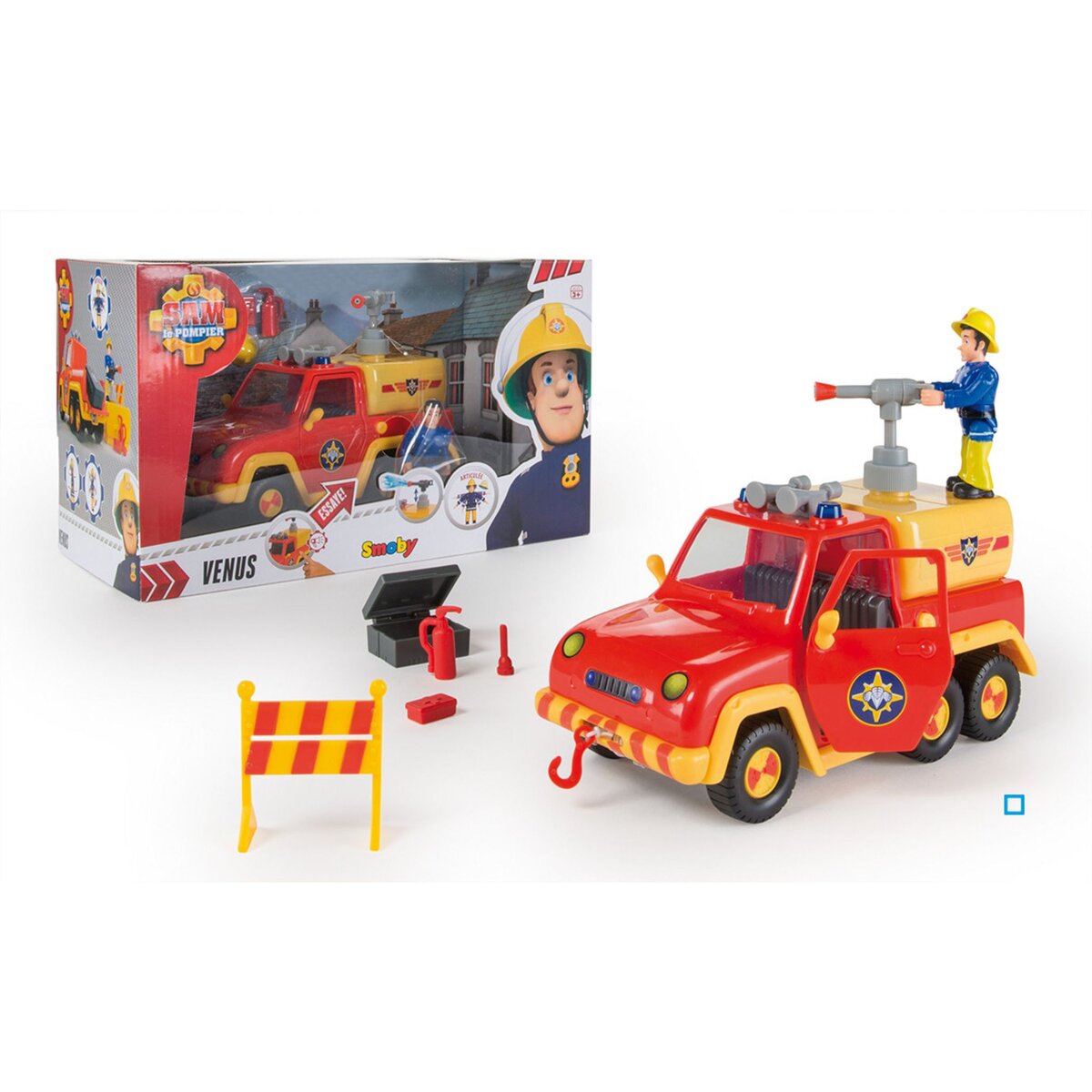 SMOBY Pick-up Vénus + Figurine  Sam le Pompier 