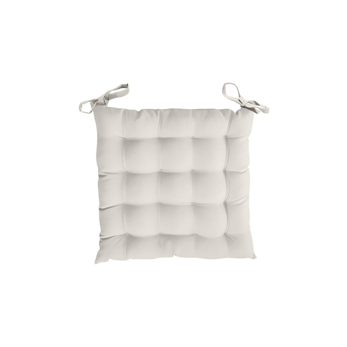 SOLEIL D'OCRE Dessus de chaise capitonné en coton 40x40x5 cm PANAMA, par Soleil d'Ocre