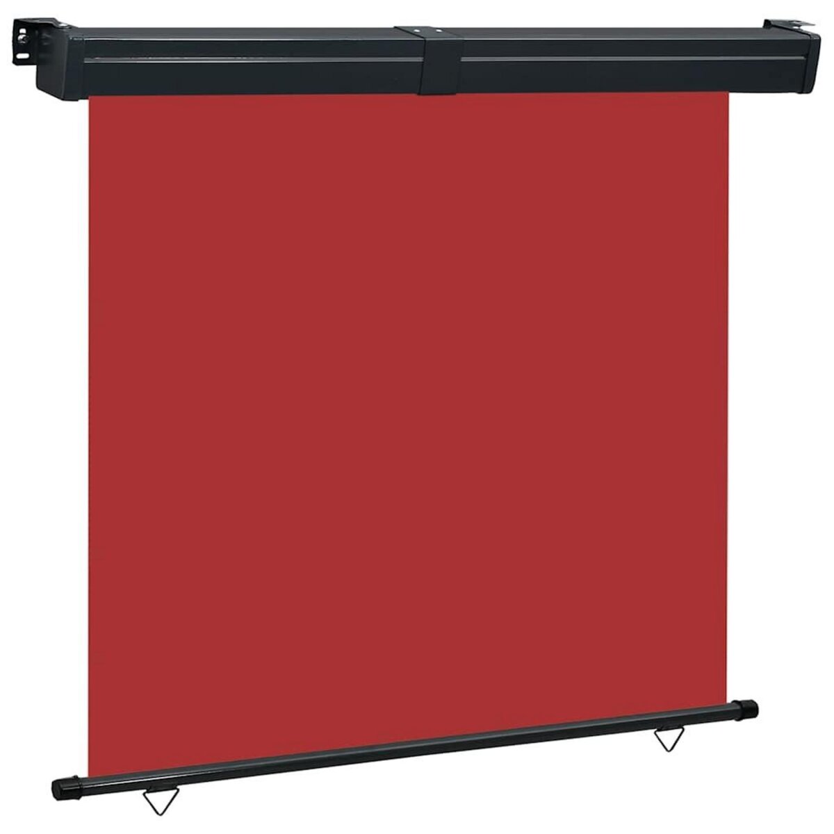 VIDAXL Auvent lateral de balcon 165x250 cm Rouge