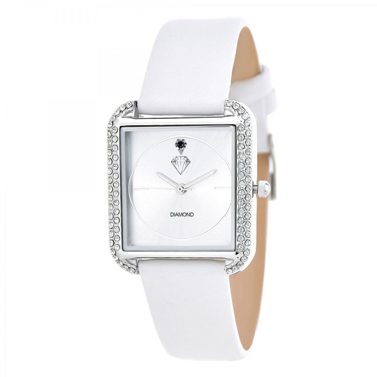 SC CRYSTAL Montre Marwa SC Crystal orn e d un v ritable diamant noir et de 72 Cristaux scintillants