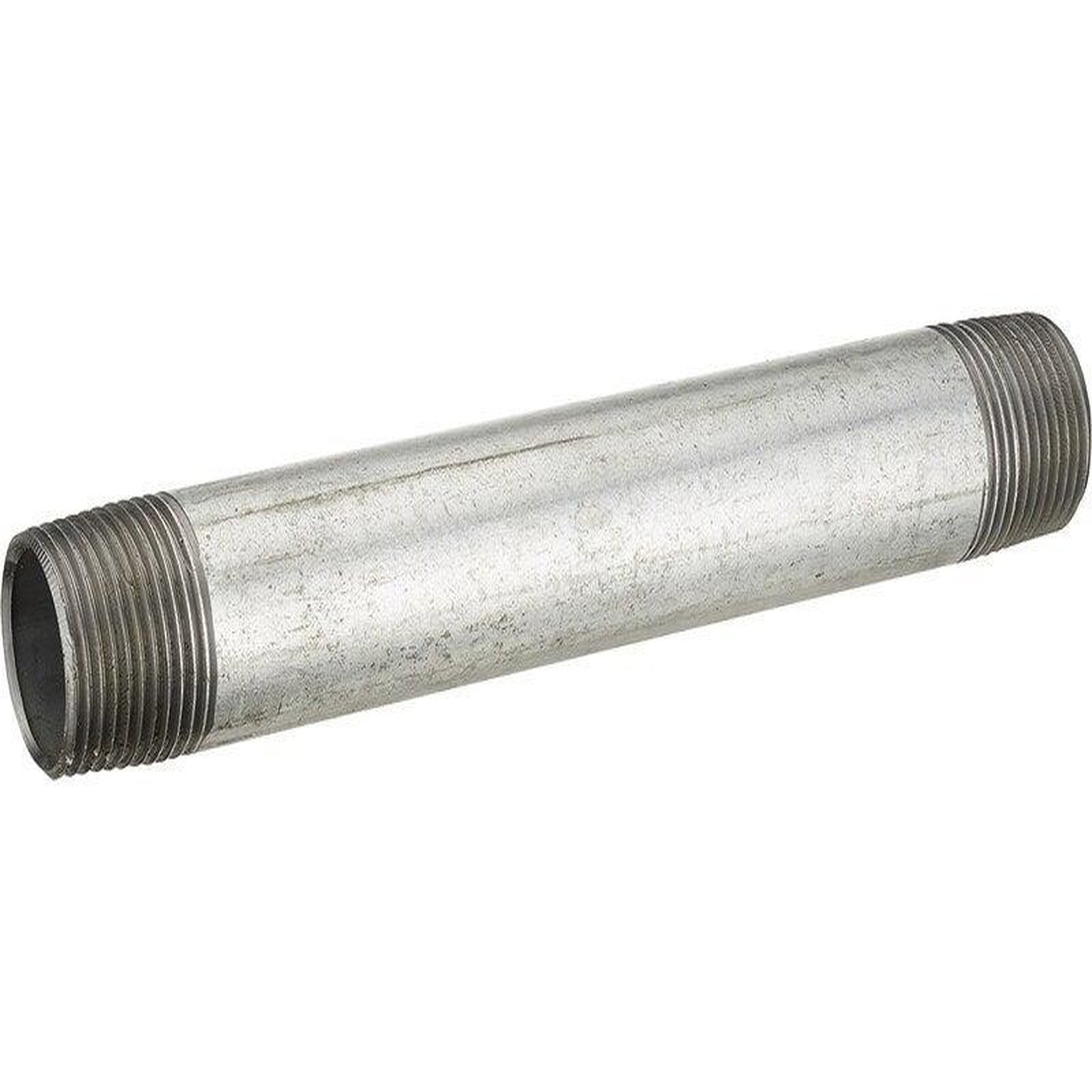 CENTRALE BRICO Tube d'alimentation filetage, acier galvanisé, en barre, diam.  26 x 34 mm, L.0,20 m