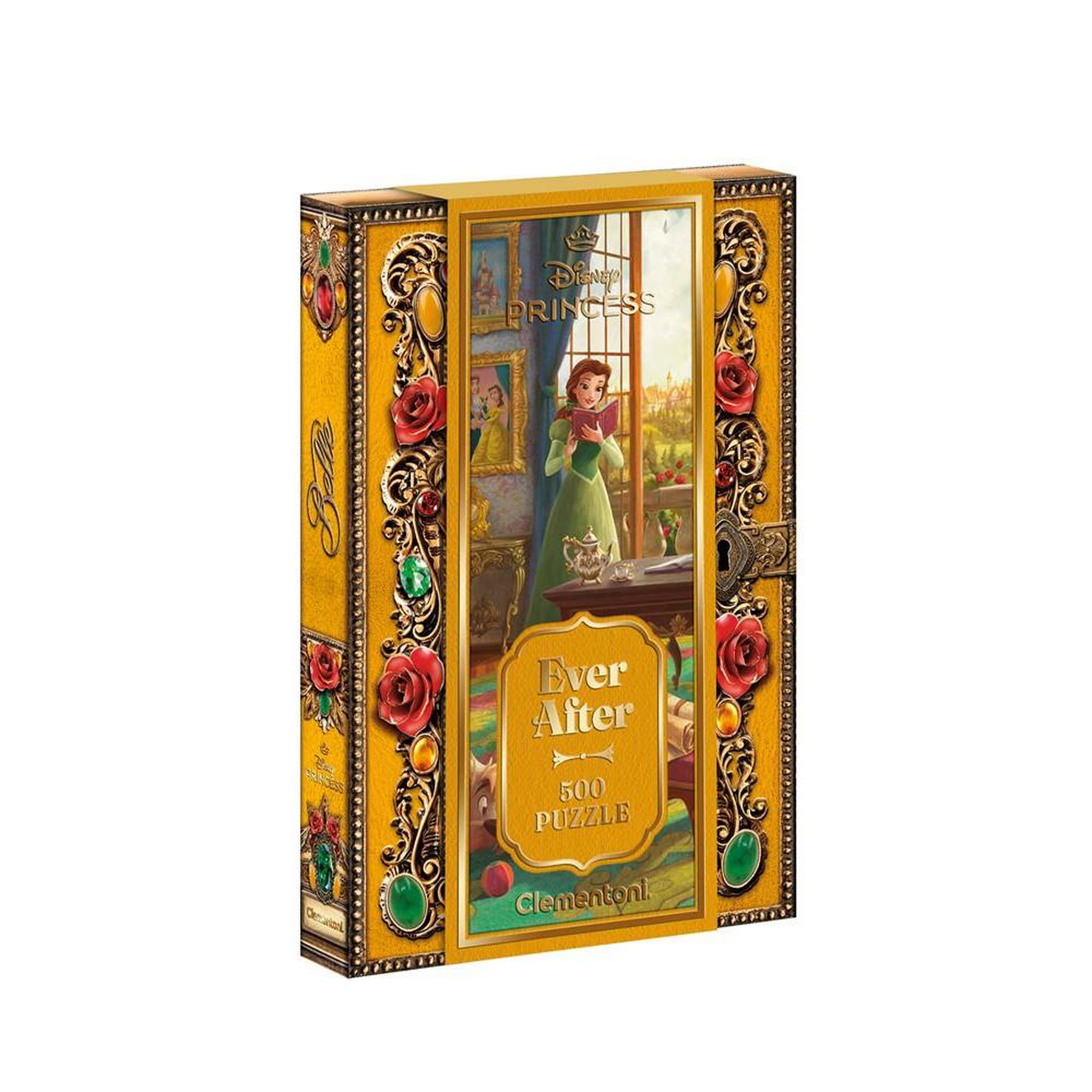 CLEMENTONI Puzzle enfant 500 pièces – Ever After Belle – dès 6 ans – Clementoni