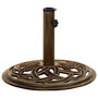 Voir la diapositive 2 : VIDAXL Socle de parasol Bronze 44x44x31 cm Fonte
