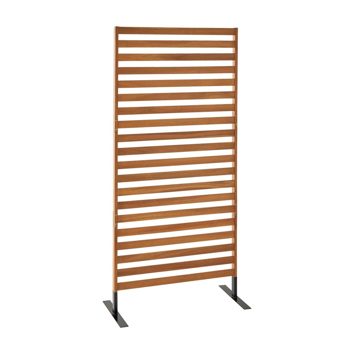 SWEEEK Paravent extérieur en bois. 80cm. acacia. intérieur. extérieur