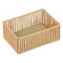 Voir la diapositive 3 : ATMOSPHERA Lot de 3 Paniers Rectangles  Ali  26cm Naturel