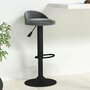 Voir la diapositive 1 : VIDAXL Tabouret de bar Gris fonce Velours