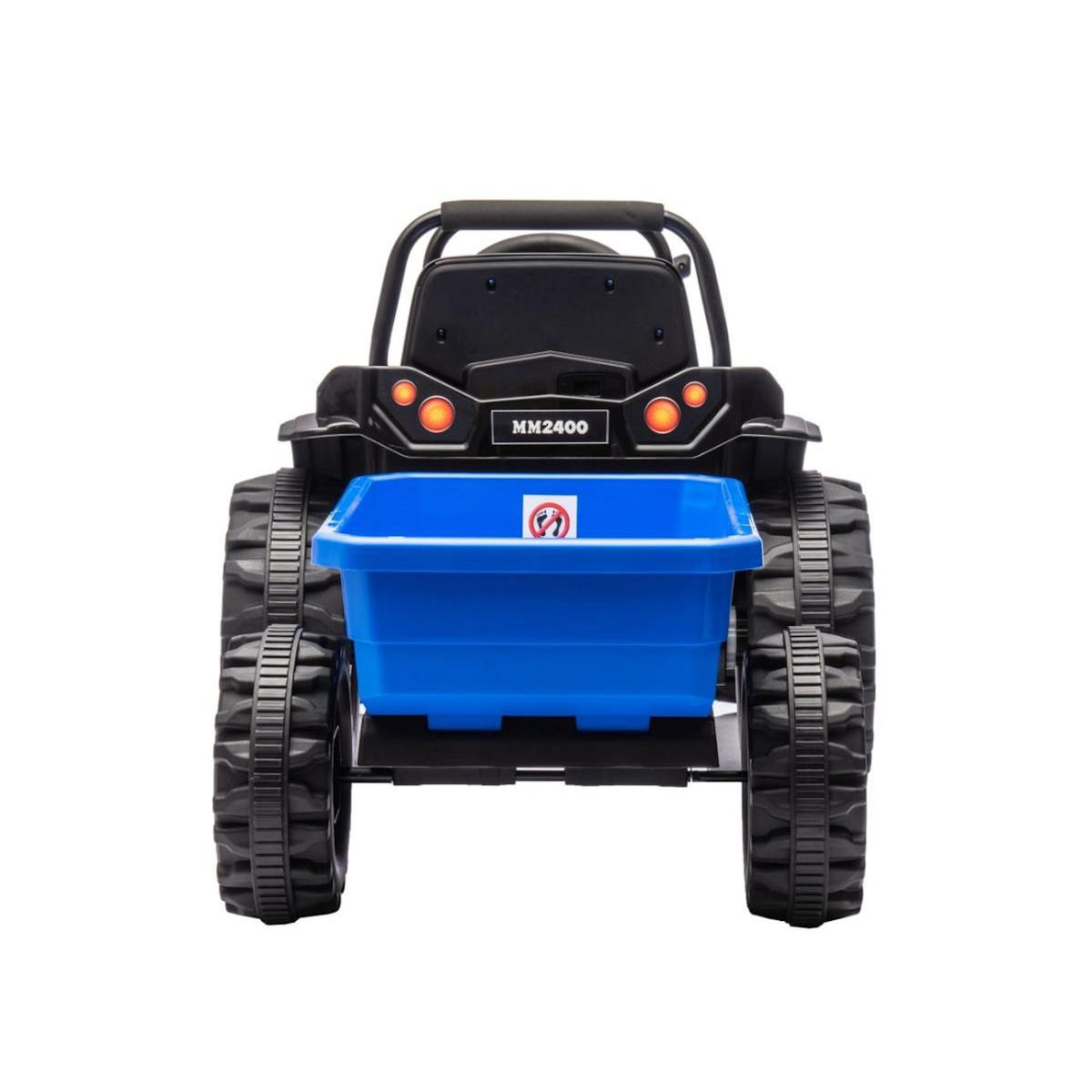 MILLY MALLY Tracteur electrique avec remorque FARMER Bleu