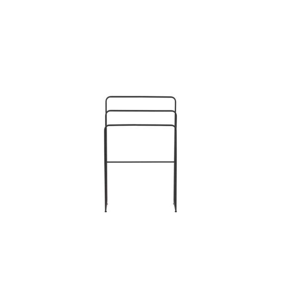 Paris Prix Porte-Serviettes 3 Arceaux  Drammen  84cm Noir