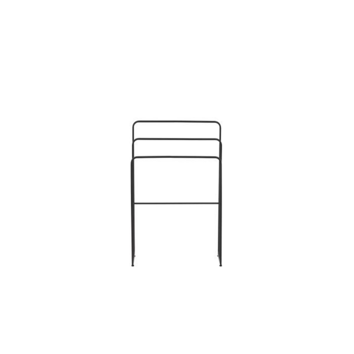 Paris Prix Porte-Serviettes 3 Arceaux  Drammen  84cm Noir