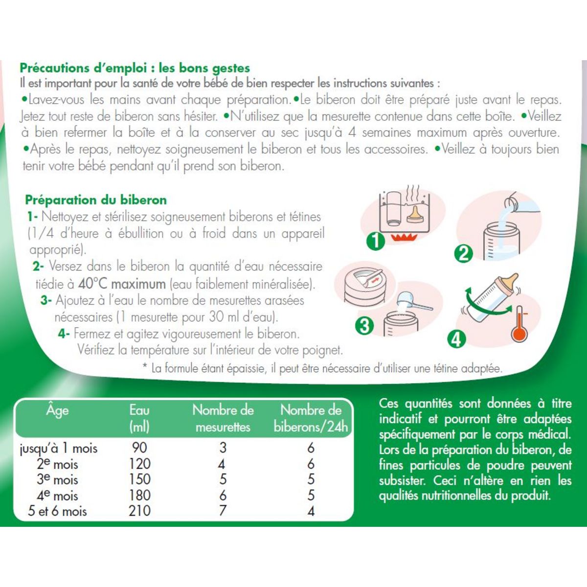 BABYBIO LUNEA BIO Lait infantile 1er âge - Dès la naissance Standard Poudre 900g