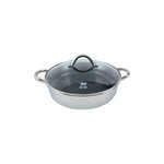 ELO Sautoir 28 cm en inox 18/10 avec couvercle Elo Relief Evolution