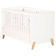 BABY PRICE  Lit bébé sommier réglable 60x120cm JOY coloris naturel  