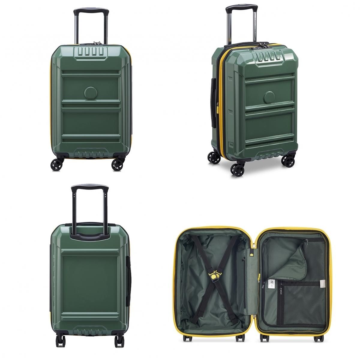 Delsey Valise cabine rigide Rempart TSA polycarbonate 55cm