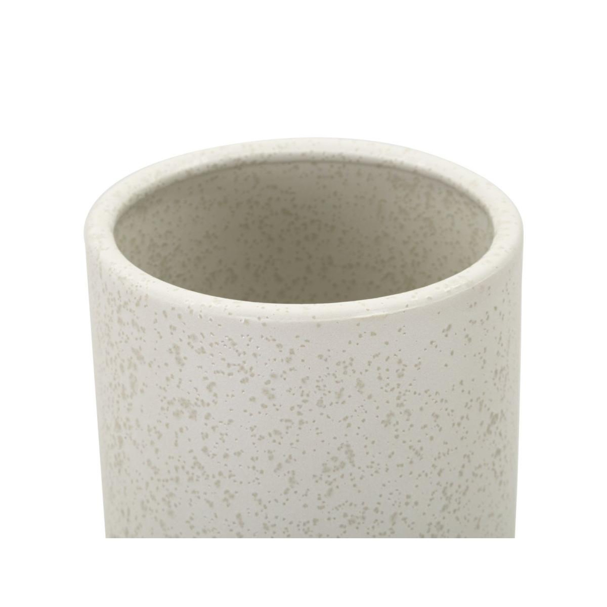 Voir la diapositive 3 : Paris Prix Vase cylindrique en céramique  bubbles  41cm crème