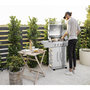 Voir la diapositive 2 : Habitat et Jardin Barbecue gaz en inox avec 5 brûleurs dont 1 latéral  Brazzo  - 118 x 57 x 104 cm - Gris clair