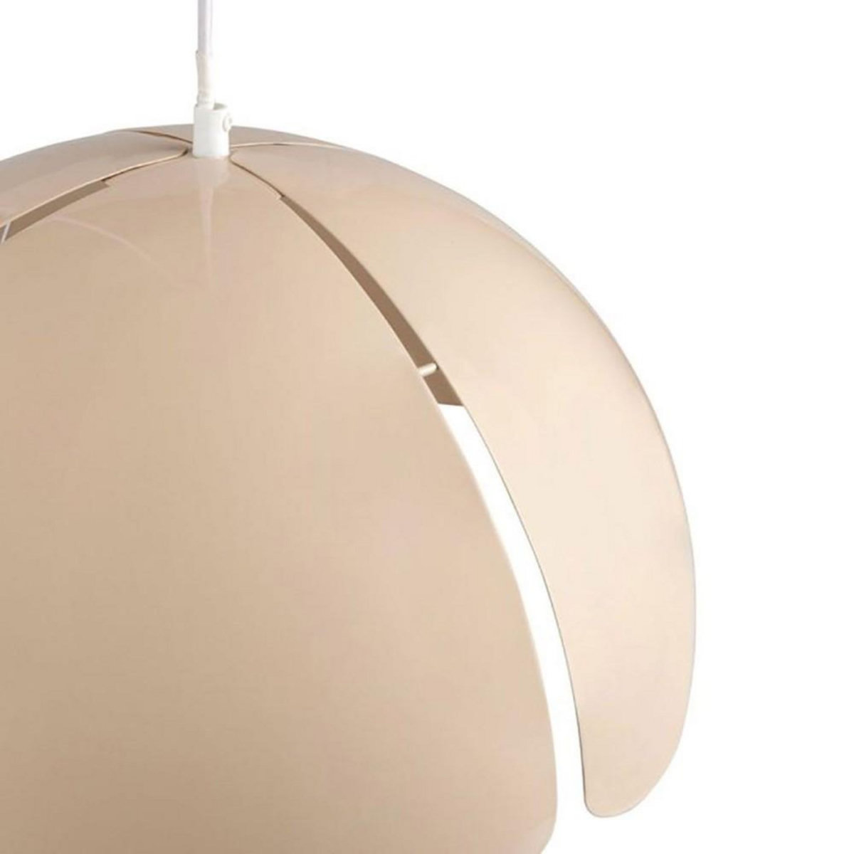 OSTARIA Suspension métal Lys beige blanche