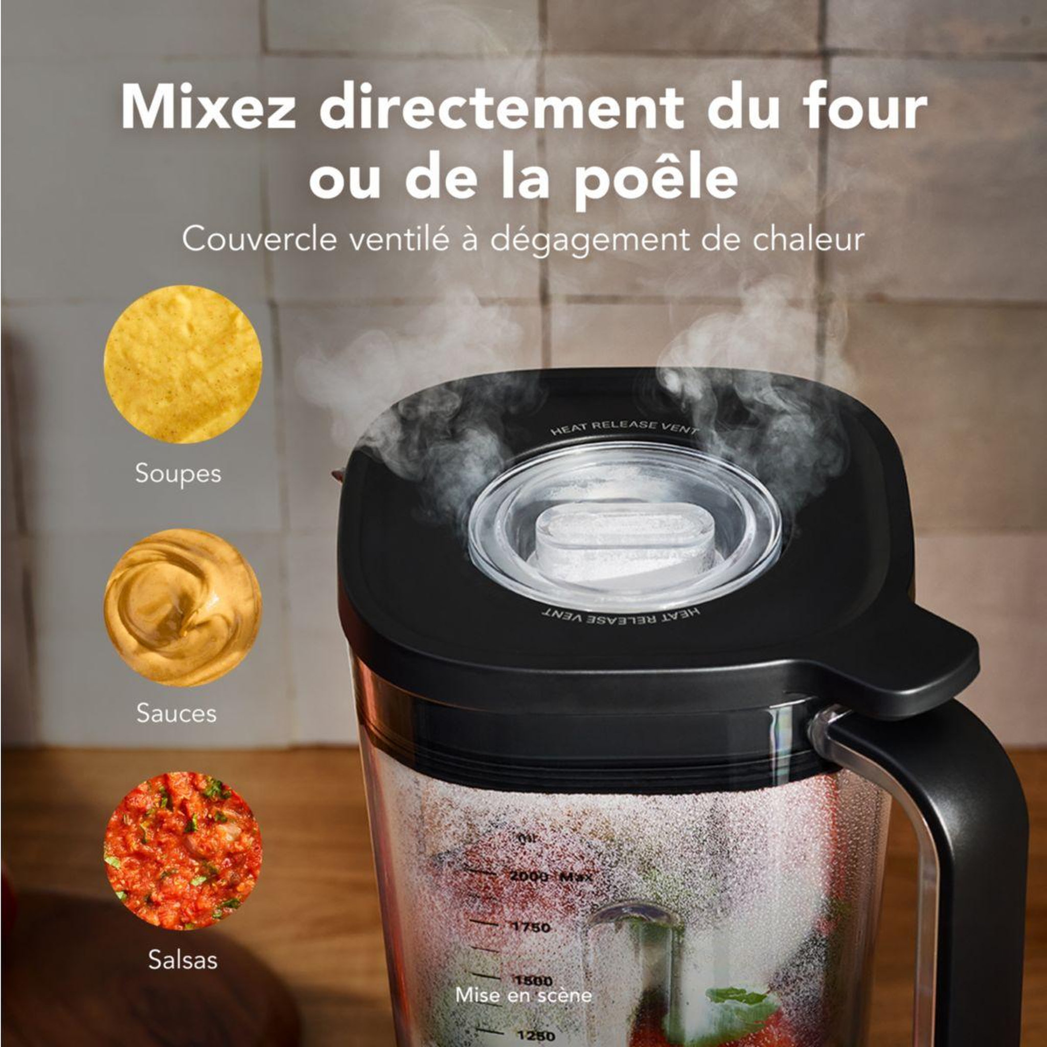 Voir la diapositive 5 : KitchenAid Blender k200 porcelaine 5ksb2073epl