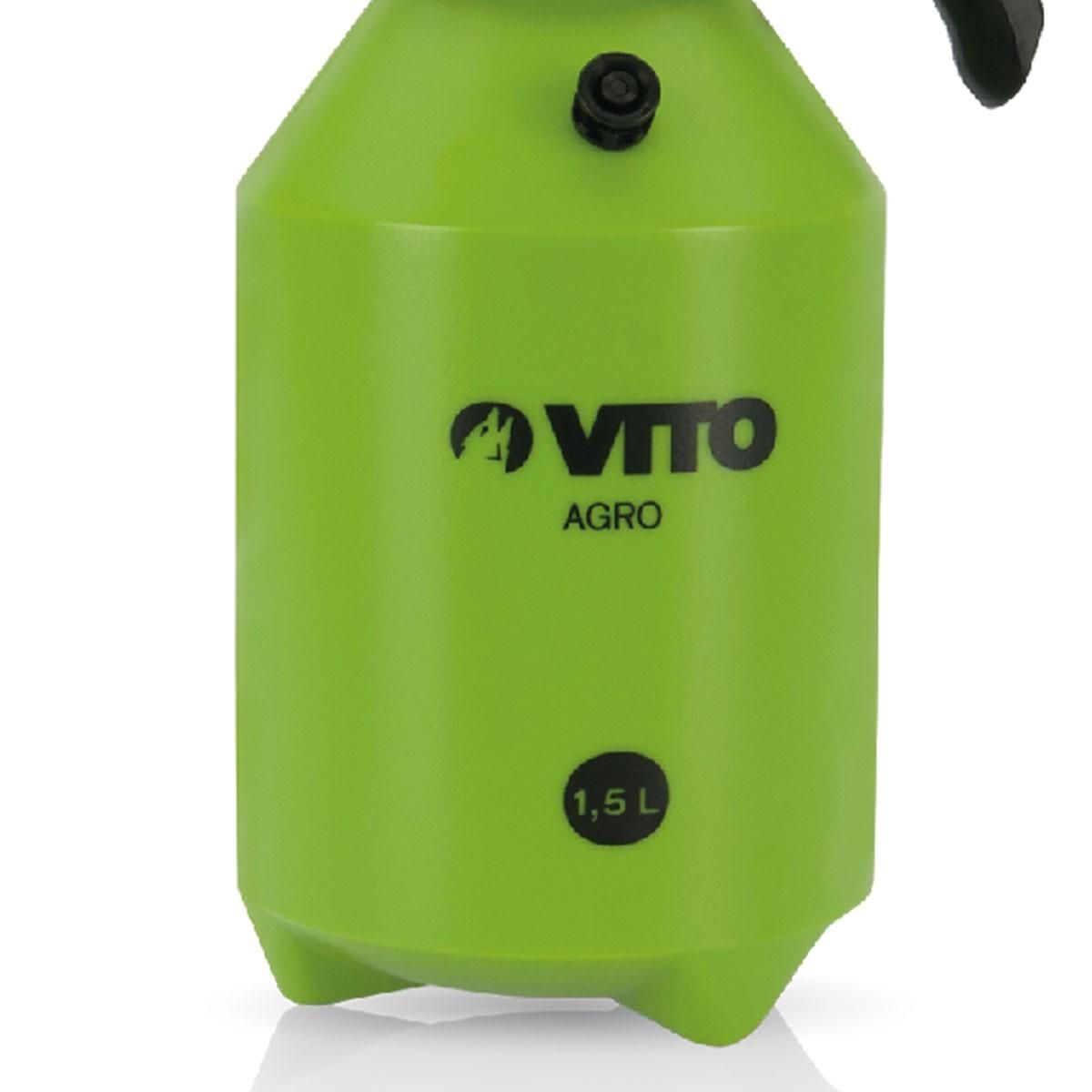 VITO Pulvérisateur à Main Jardin 1,5L VITO Jet Réglable - Pulvérisateur à Pression Léger Idéal Terrasse, Potager, Plantes Fragiles