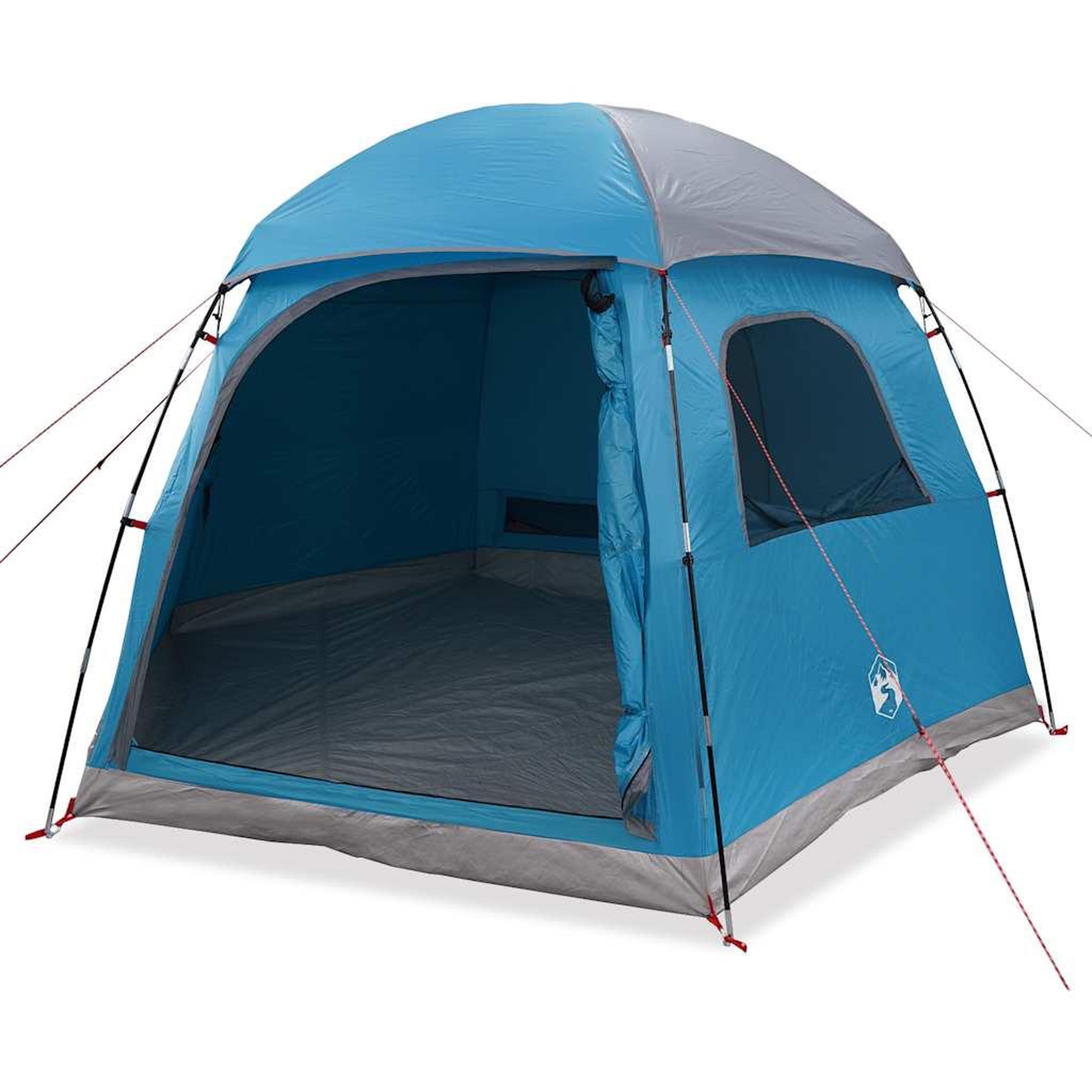 Voir la diapositive 2 : VIDAXL Tente de familiale igloo 6 personnes bleu impermeable