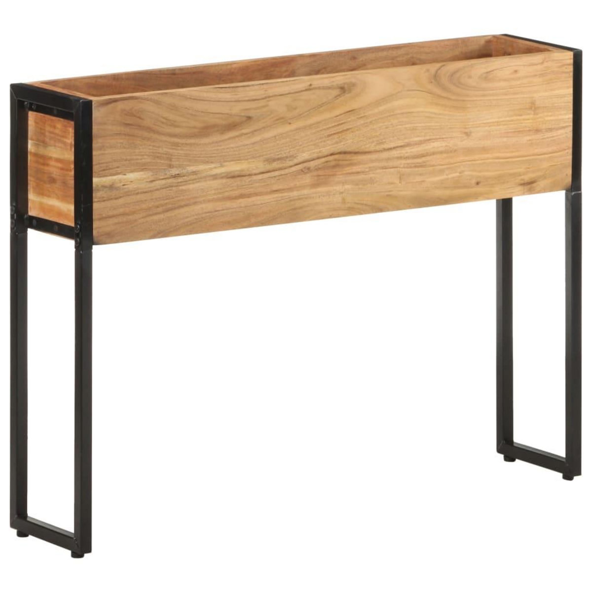 VIDAXL Jardiniere 90x20x68 cm Bois massif d'acacia