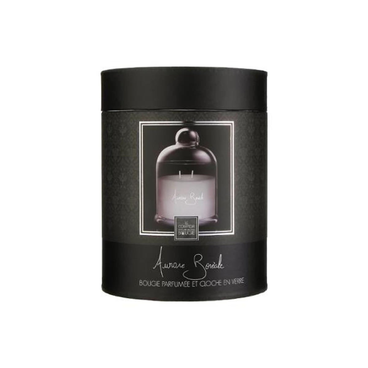COMPTOIR DE LA BOUGIE Bougie Parfumée sous Cloche  Loyd  650g Aurore Boréale