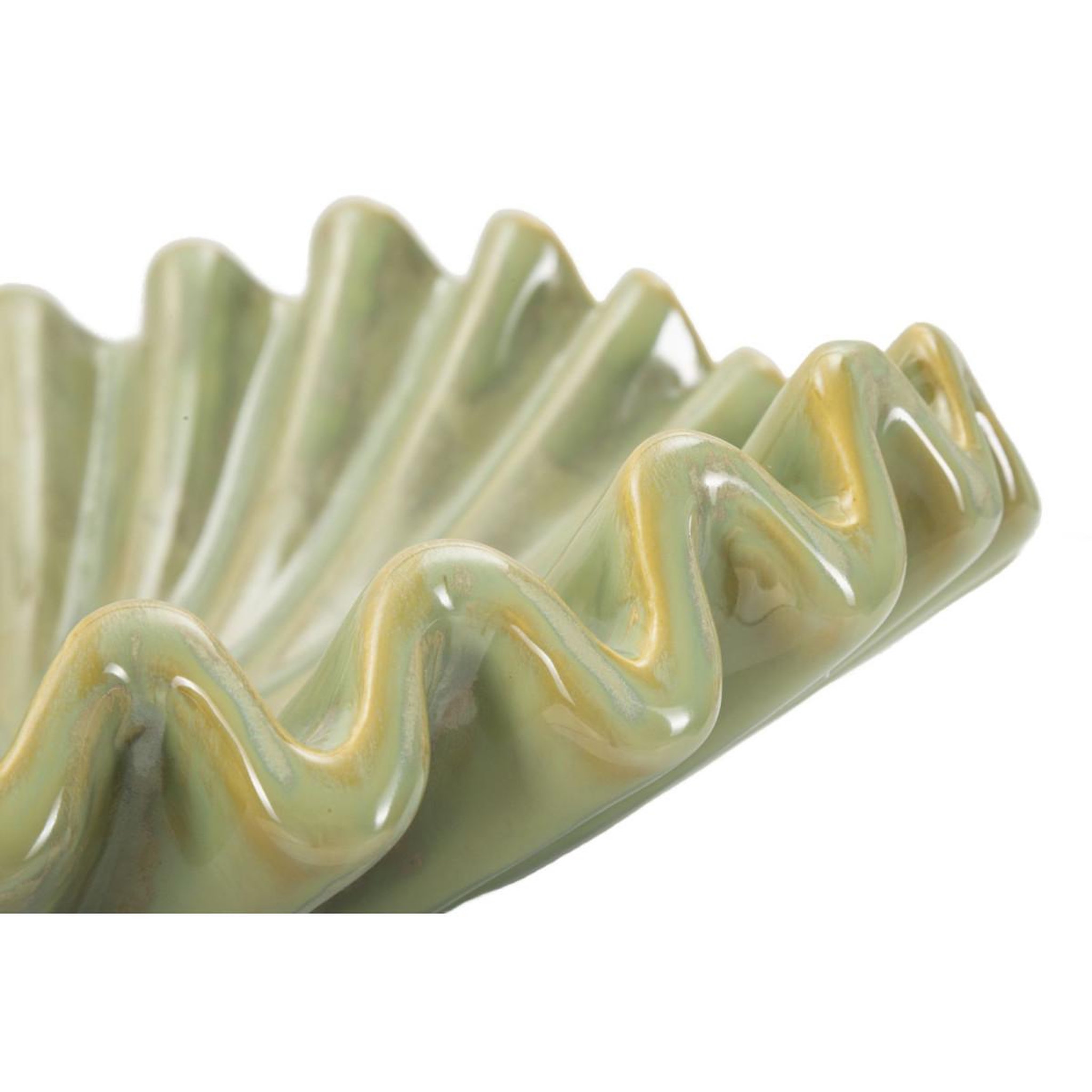 Voir la diapositive 3 : Paris Prix Vide-poche en céramique  venice  40cm vert