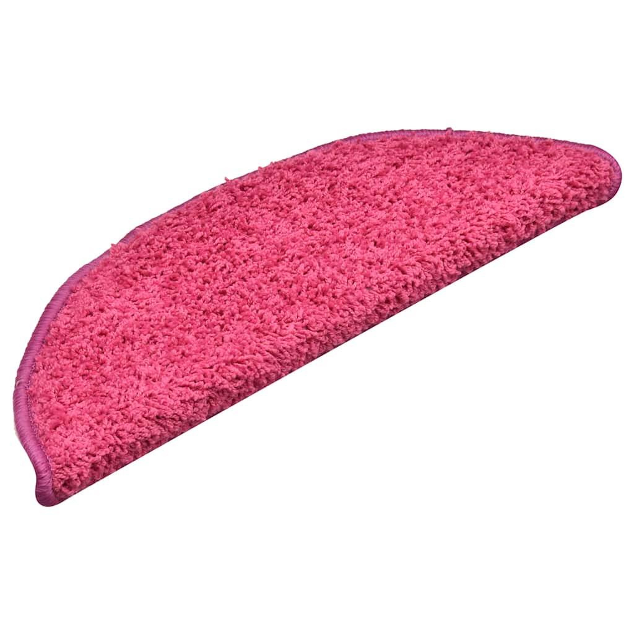 Voir la diapositive 2 : VIDAXL Tapis d'escalier 30 pcs rose 56x17x3 cm