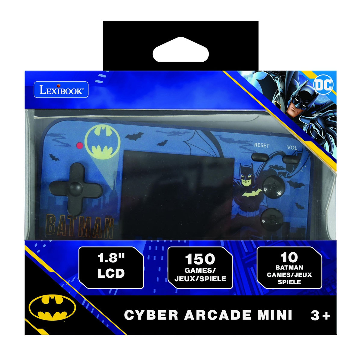 Lexibook Mini Console de jeux portable couleur Batman Cyber Arcade Pocket