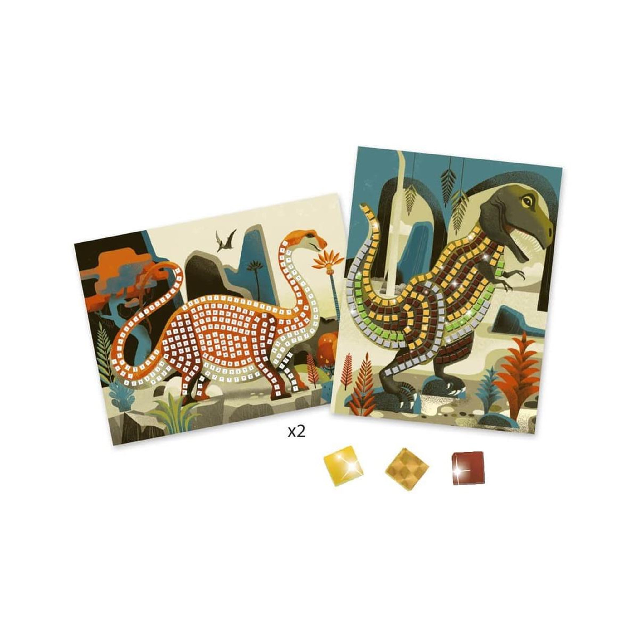 Voir la diapositive 2 : Djeco Mosaiques Dinosaures - Activite Creative