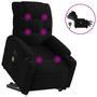 Voir la diapositive 2 : VIDAXL Fauteuil inclinable de massage electrique Noir Tissu