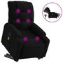 Voir la diapositive 2 : VIDAXL Fauteuil inclinable de massage electrique Noir Tissu