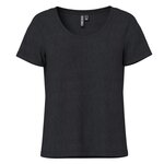 Pieces T Shirt  Femme Pieces Sophie. Coloris disponibles : Noir