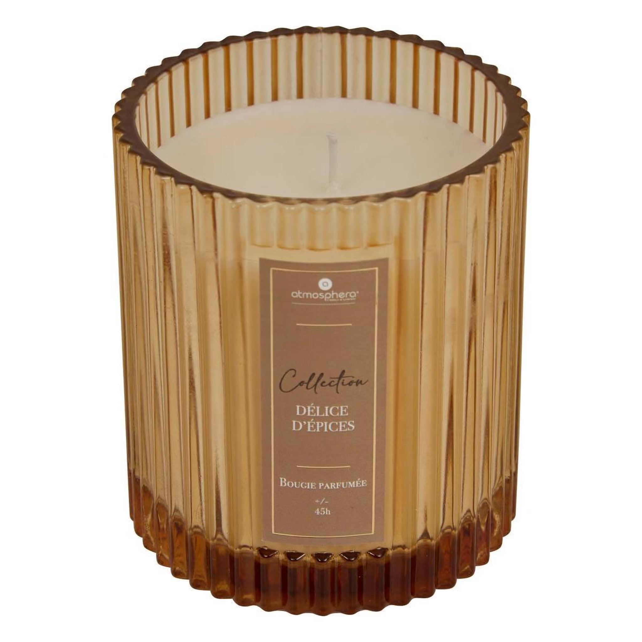 ATMOSPHERA Bougie parfumée en verre  albie  290g délice d'épices