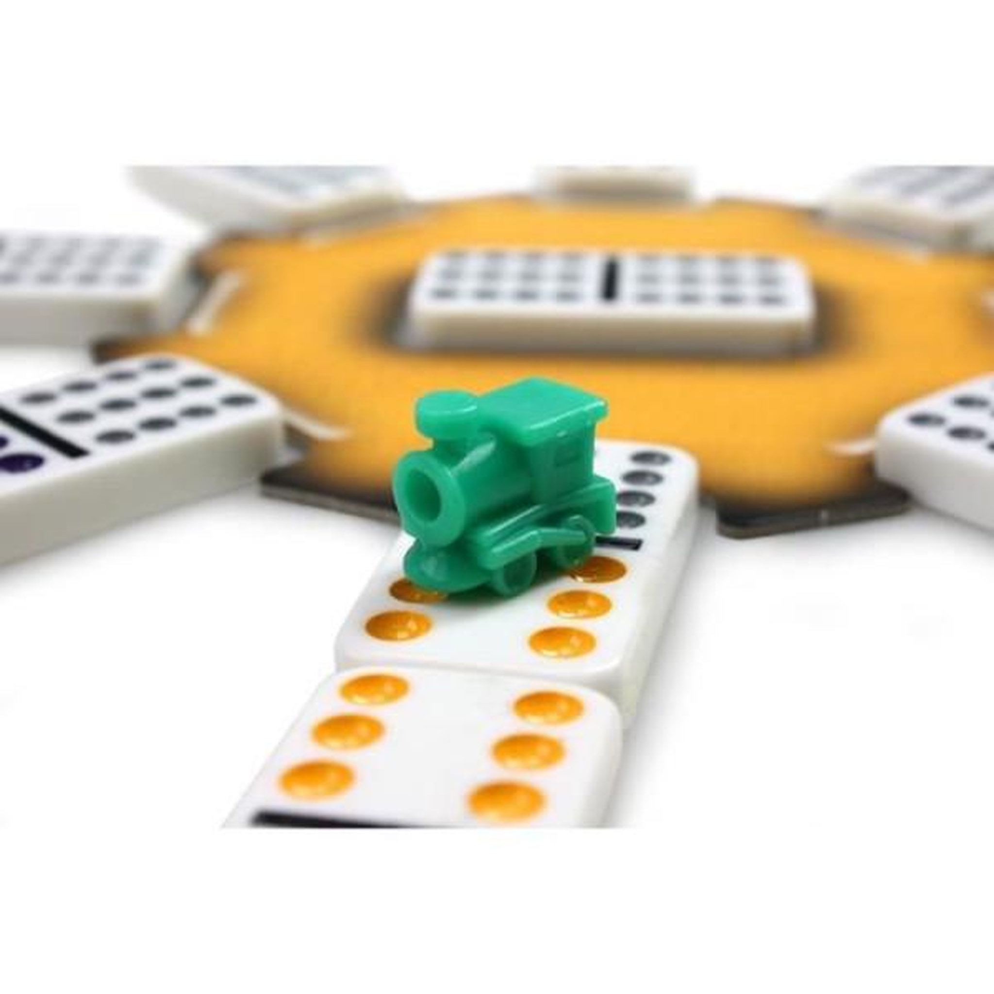 Voir la diapositive 2 : Tactic Jeu de dominos Mexican Train TACTIC - Boîte métal - Multicolore - 30 min - Adulte