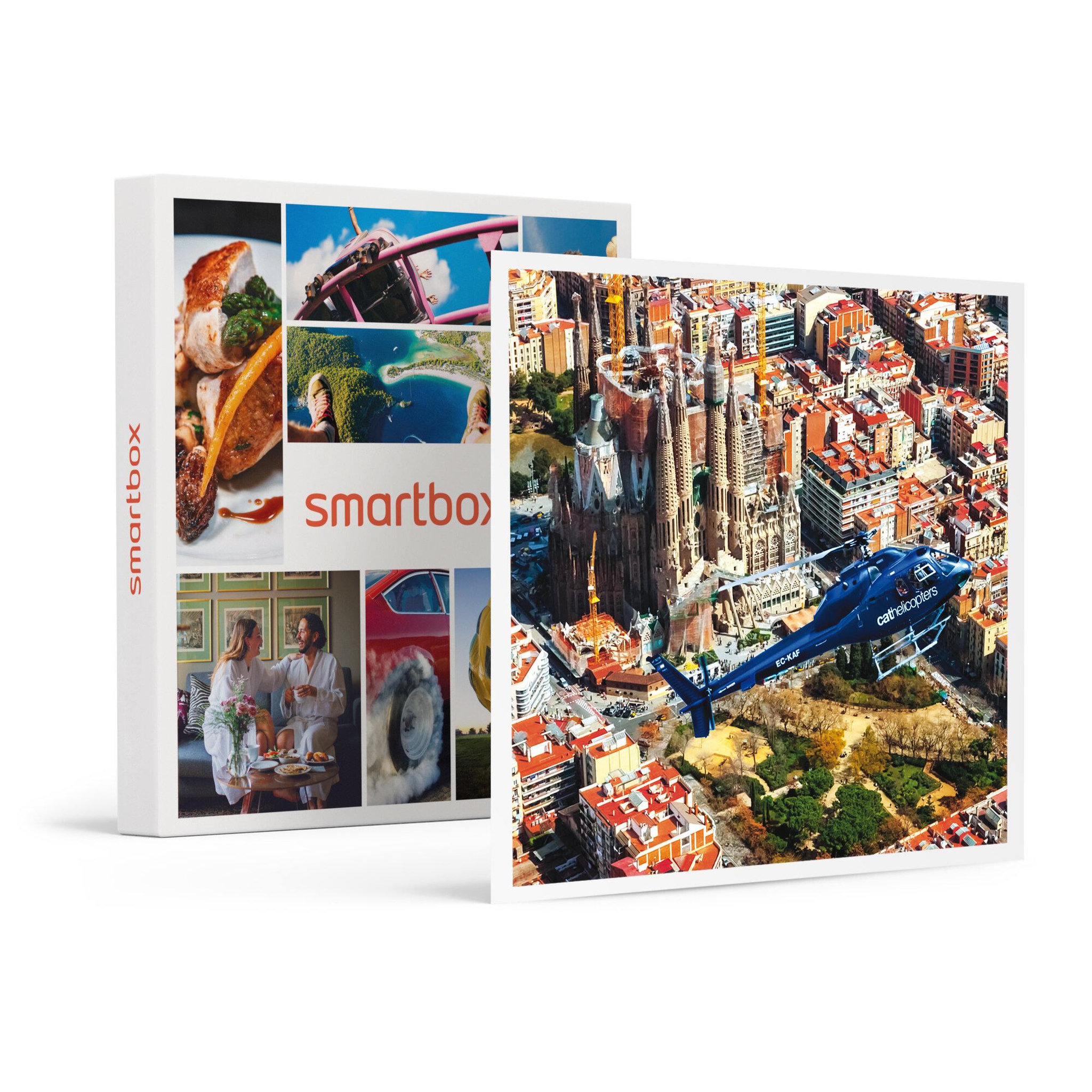 Voir la diapositive 1 : Smartbox Vol en hélicoptère de 7 min au-dessus de Barcelone pour 2 personnes - Coffret Cadeau Sport & Aventure