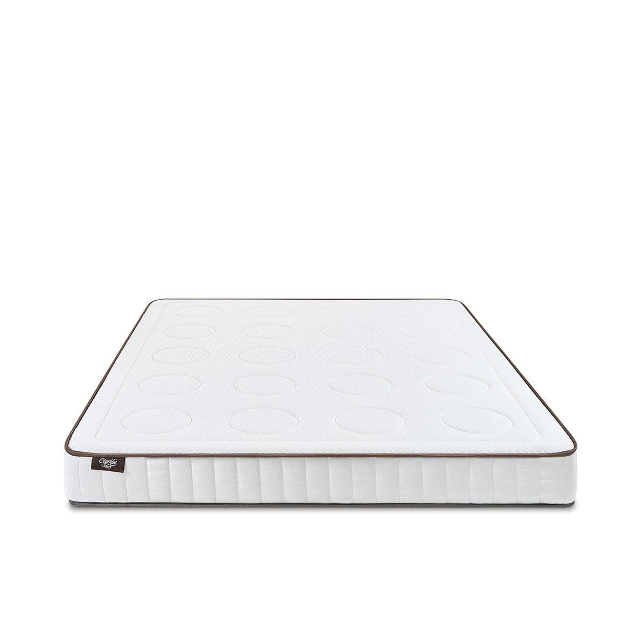 Voir la diapositive 5 : OLYMPE LITERIE Olympe literie | ensemble cristal | matelas mémoire de forme + sommier métal