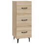 Voir la diapositive 2 : VIDAXL Buffet Chene sonoma 34,5x34x90 cm Bois d'ingenierie