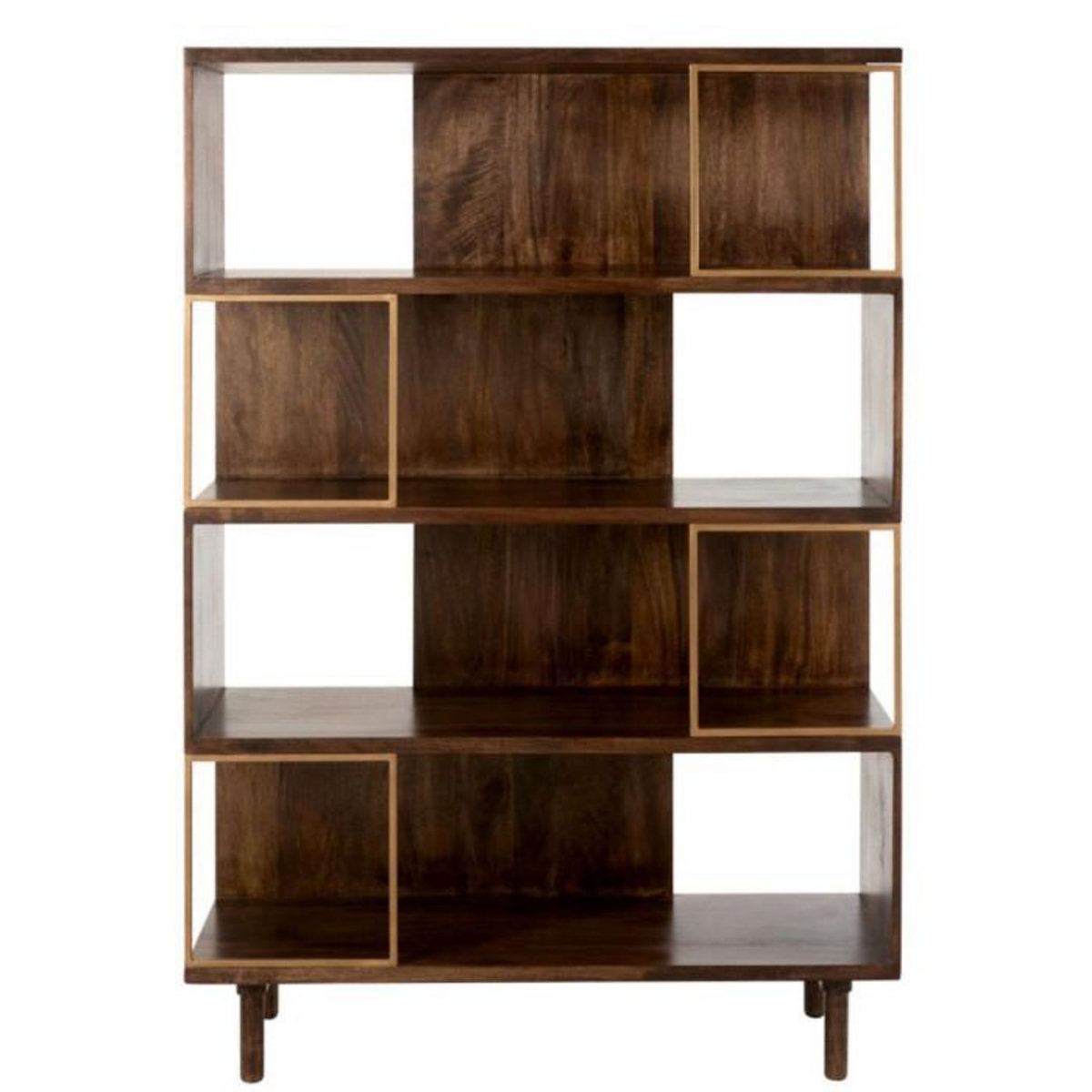 Paris Prix Étagère 4 Niveaux Design  Rafi  167cm Marron