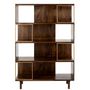 Voir la diapositive 2 : Paris Prix Étagère 4 Niveaux Design  Rafi  167cm Marron