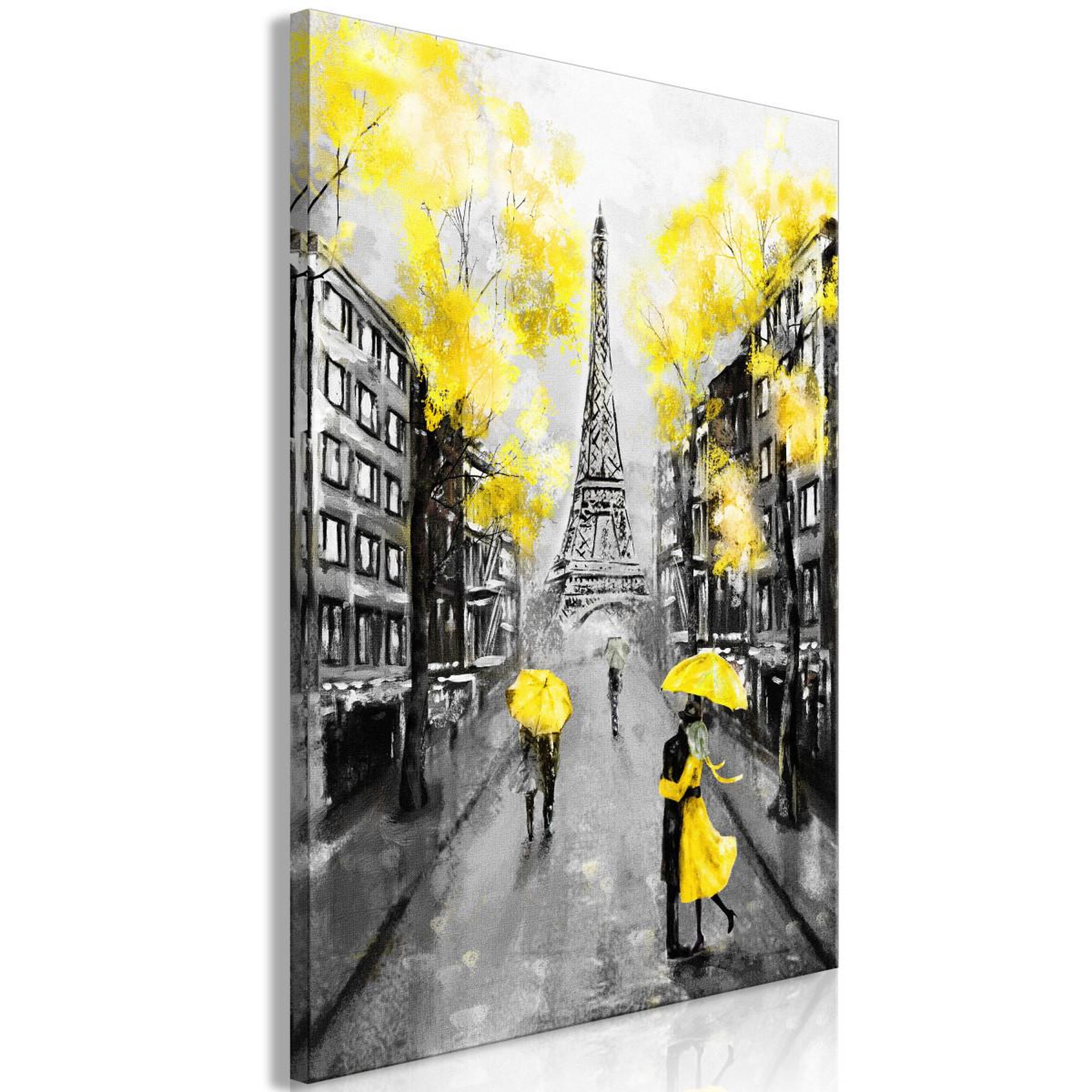 Voir la diapositive 1 : Paris Prix Tableau imprimé  paris rendez vous yellow