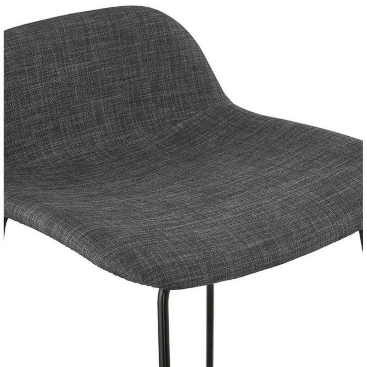 Paris Prix Tabouret de Bar Design  Sochi  85cm Gris Foncé & Noir