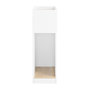 Voir la diapositive 1 : SOBUY Chevet Rangement 3 Compartiments Blanc 20x35x60cm FBT171-WN