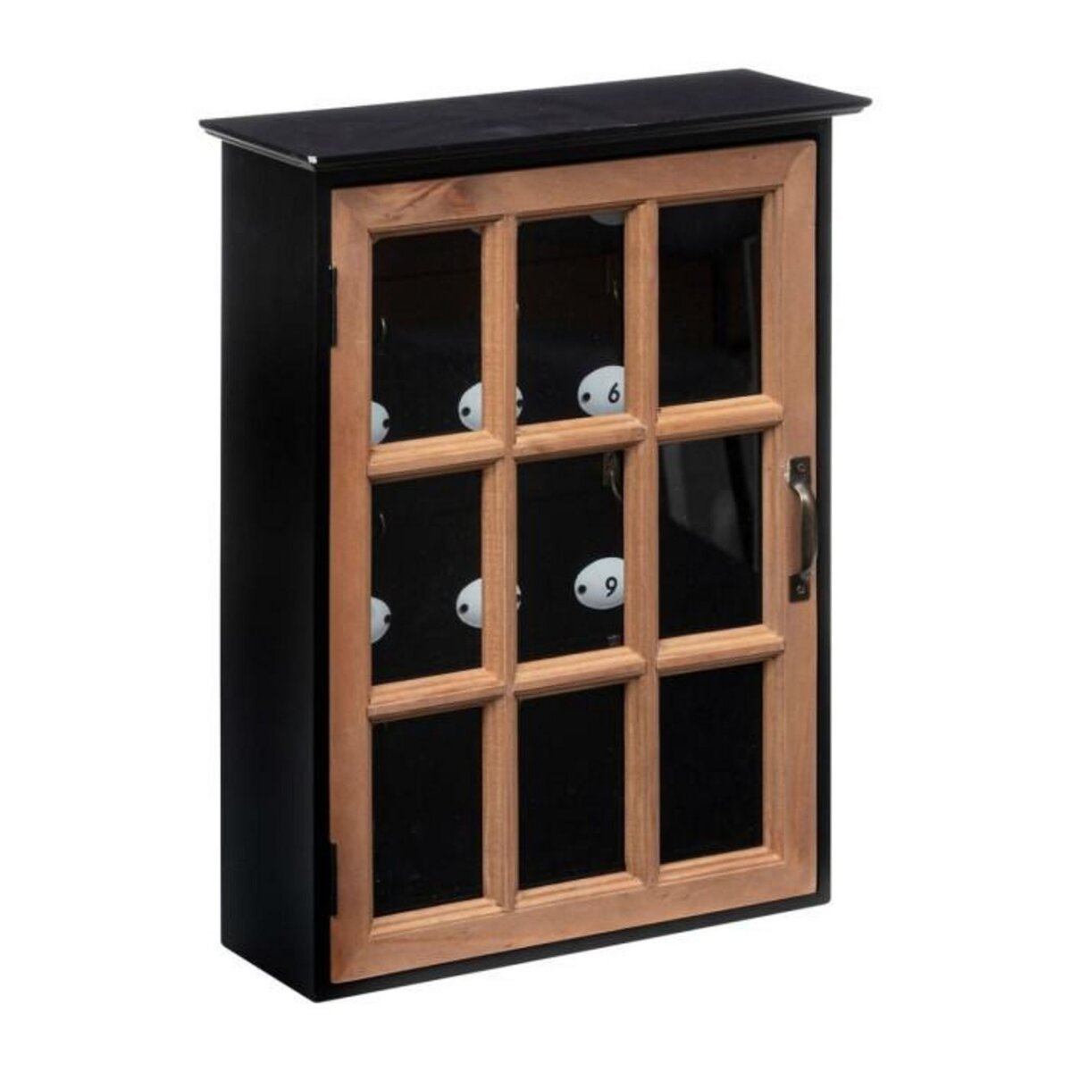 ATMOSPHERA Boîte à Clés en Bois  Milana  40cm Noir