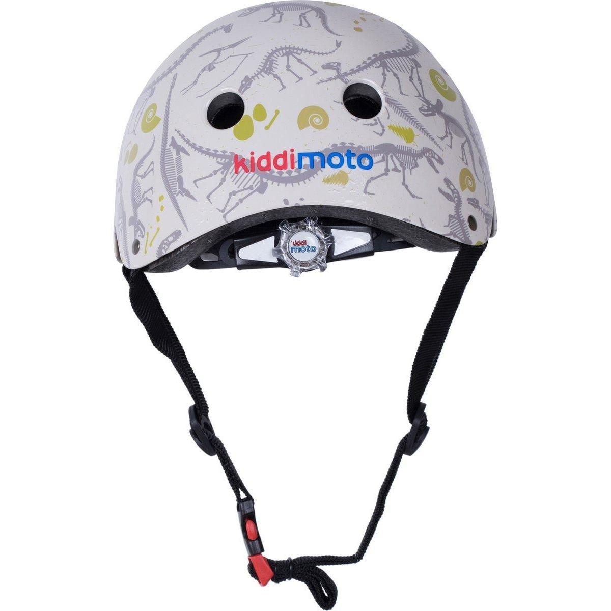 Kiddimoto Casque de vélo - blanc motifs Fossil