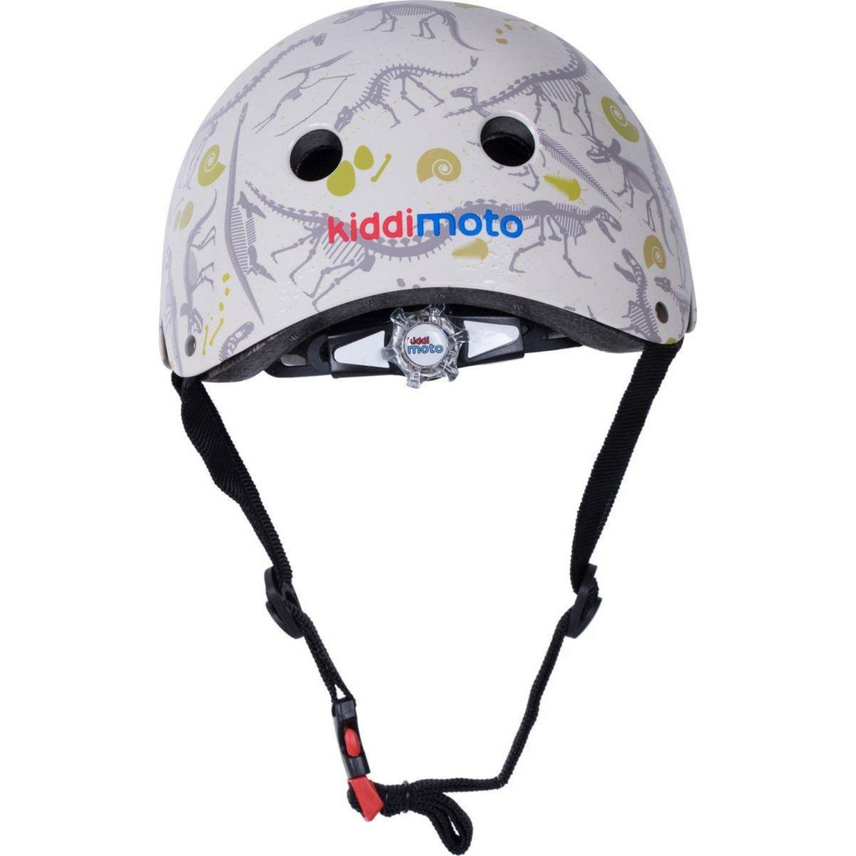 Kiddimoto Casque de vélo - blanc motifs Fossil