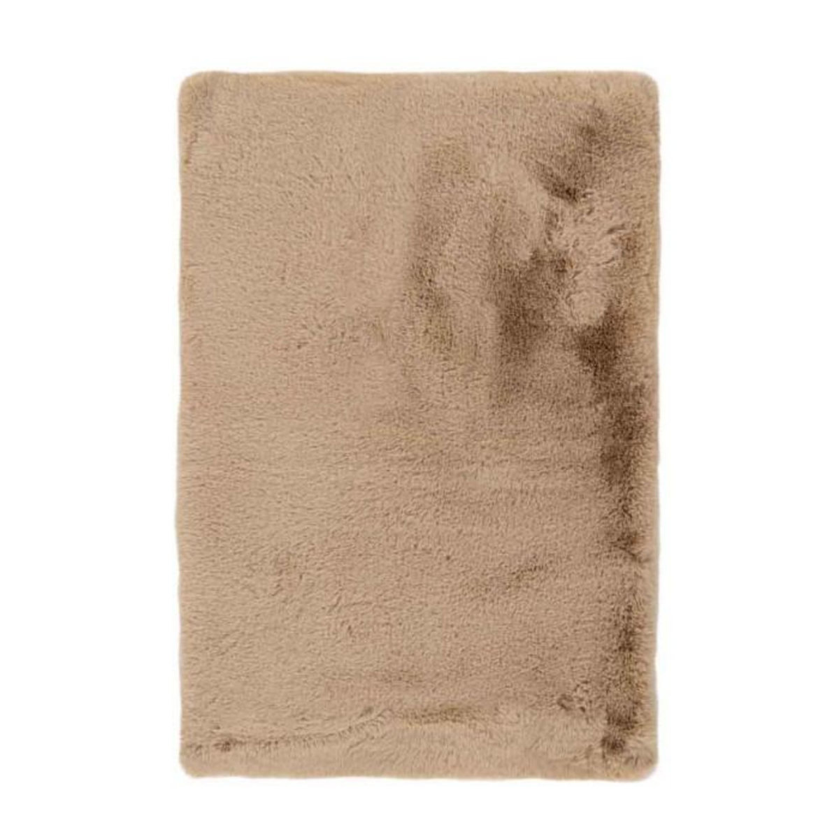 Paris Prix Tapis de Bain Doux Antidérapant  Rabbit  Beige
