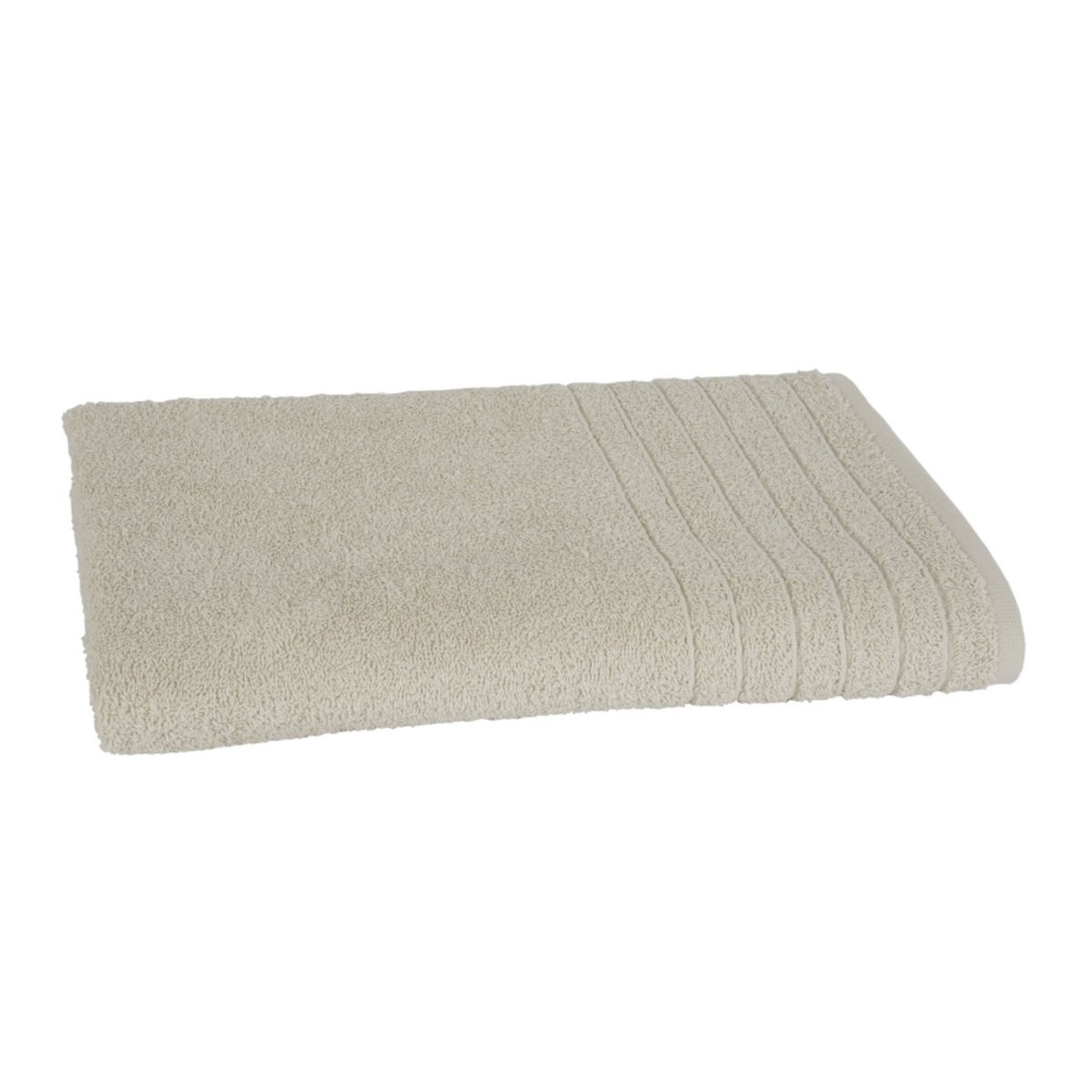 Voir la diapositive 2 : Serviette de toilette unie en coton 450 gr/m² ALIX