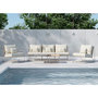 Voir la diapositive 4 : Paris Prix Salon de Jardin 5 Places  Palazzo  209cm Beige